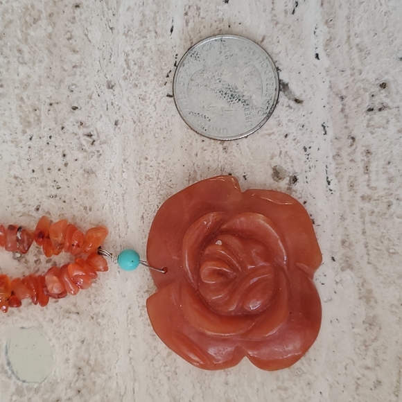 Handmade Carnelian necklace - Picture 7 of 7